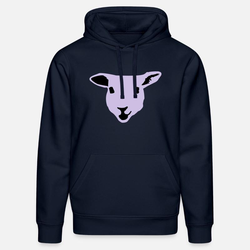 sheep, lamb - Sweat à capuche bio DRUMMER Stanley/Stella Unisexe - bleu marine
