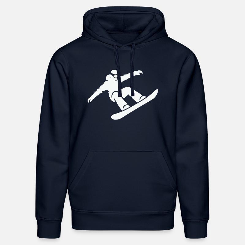 Snowboarders - Sweat à capuche bio DRUMMER Stanley/Stella Unisexe - bleu marine