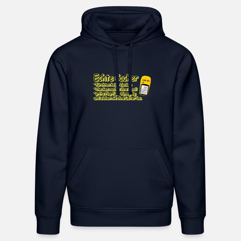 echte cacher - Stanley/Stella Unisex Bio-Hoodie DRUMMER  - French Navy