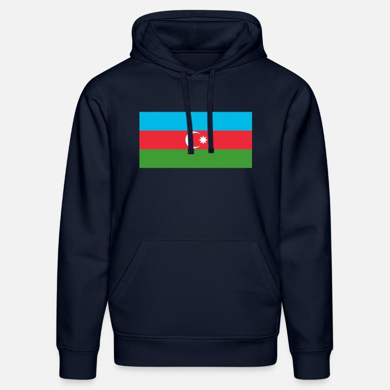 azerbaycan - Sweat à capuche bio DRUMMER Stanley/Stella Unisexe - bleu marine