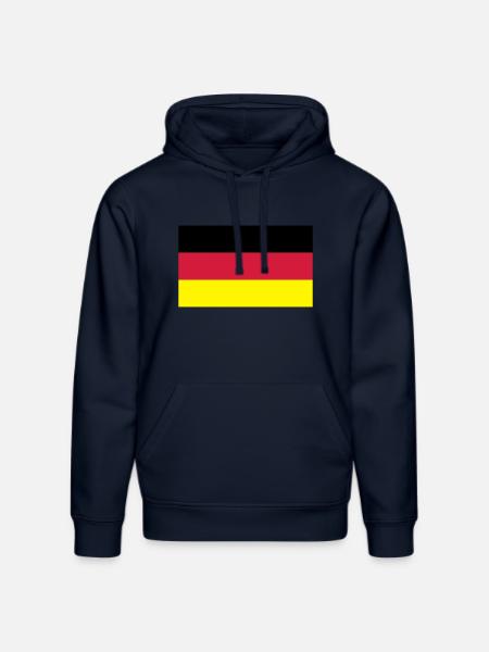Deutschlandflagge - Stanley/Stella Unisex Bio-Hoodie DRUMMER  - French Navy