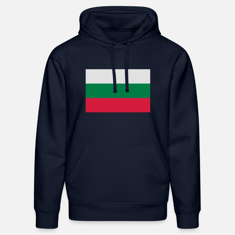 Bulgaria - Sweat à capuche bio DRUMMER Stanley/Stella Unisexe - bleu marine