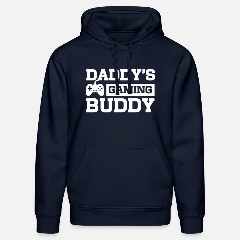 Daddys Gaming Buddy - Sweat à capuche bio DRUMMER Stanley/Stella Unisexe - bleu marine