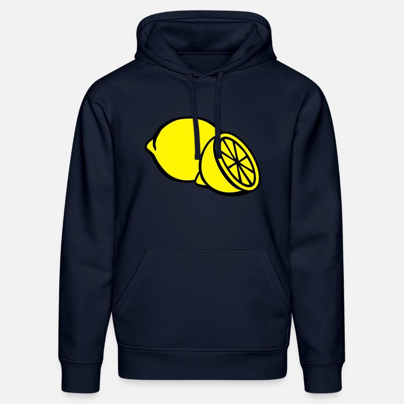 Citron - Sweat à capuche bio DRUMMER Stanley/Stella Unisexe - bleu marine