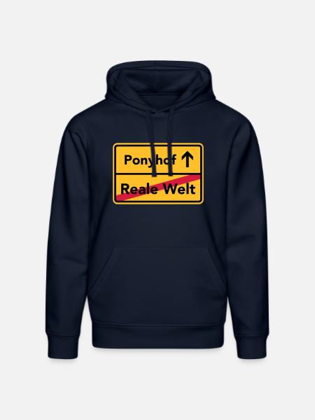 Ponyhof - Stanley/Stella Unisex Bio-Hoodie DRUMMER  - French Navy