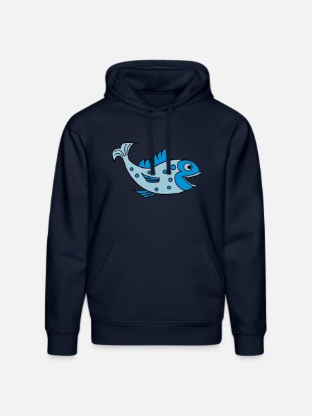 fisch - Stanley/Stella DRUMMER Unisex Organic Hoodie - french navy