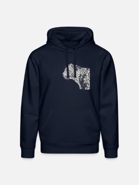 leopard - Stanley/Stella Unisex Bio-Hoodie DRUMMER - French Navy