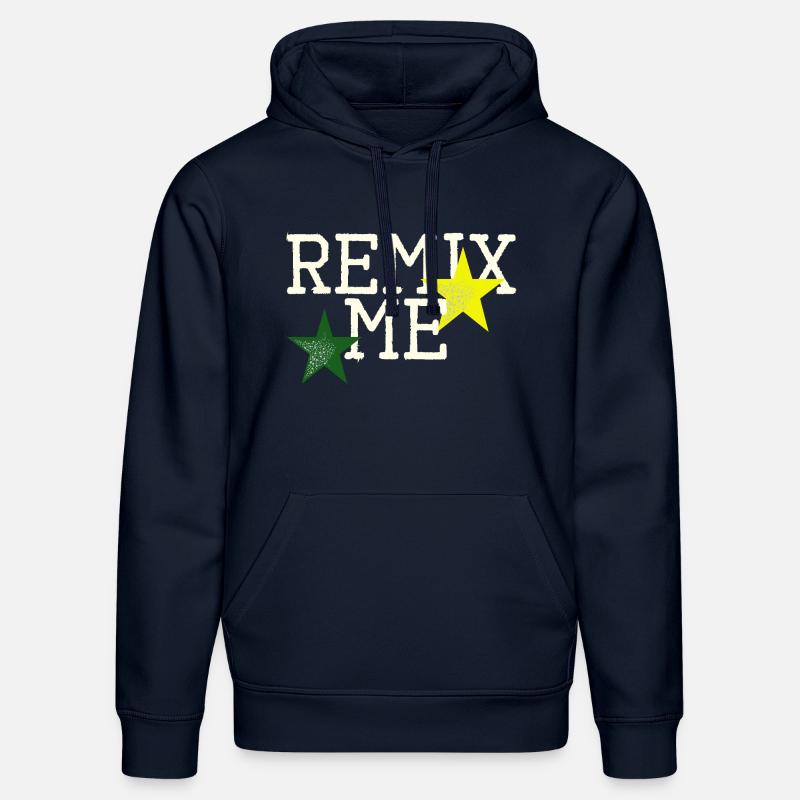 Remixez-moi - Sweat à capuche bio DRUMMER Stanley/Stella Unisexe - bleu marine