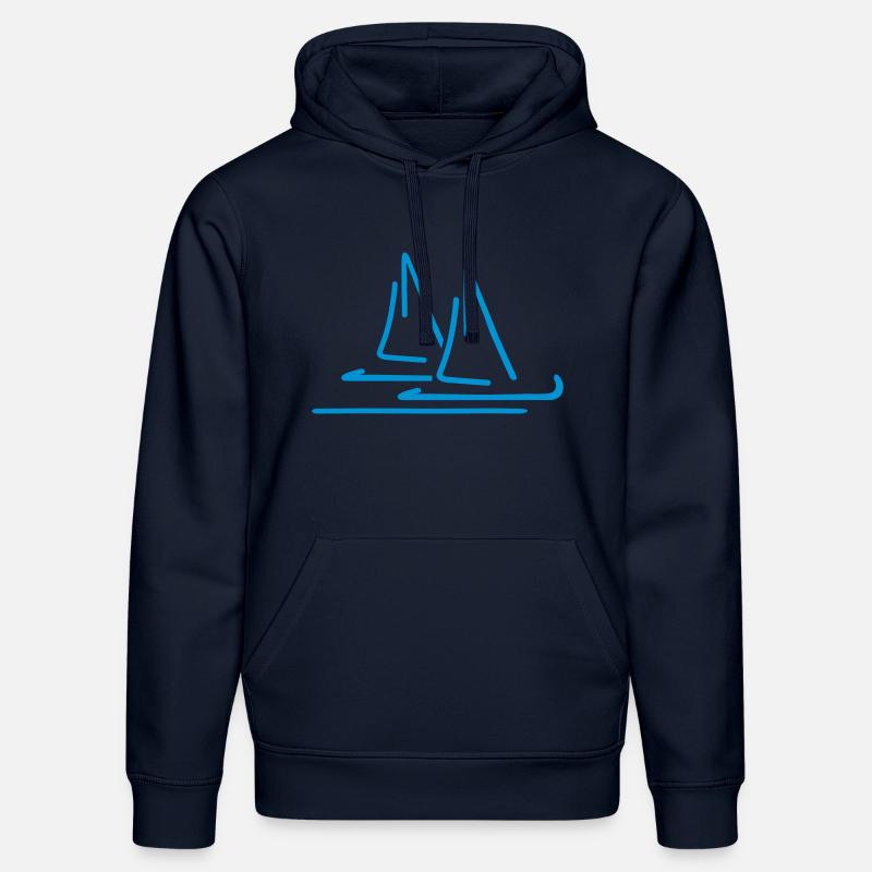 Bateau - Sweat à capuche bio DRUMMER Stanley/Stella Unisexe - bleu marine
