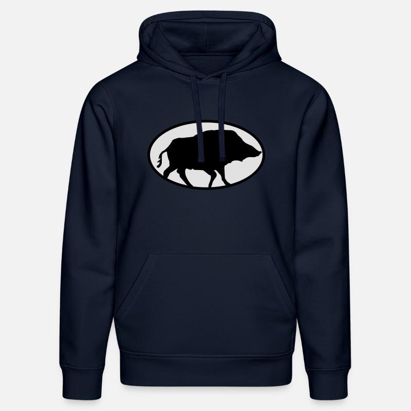 Boar - Sweat à capuche bio DRUMMER Stanley/Stella Unisexe - bleu marine