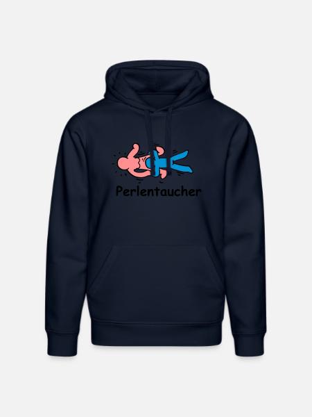 Perlentaucher - Stanley/Stella Unisex Bio-Hoodie DRUMMER  - French Navy