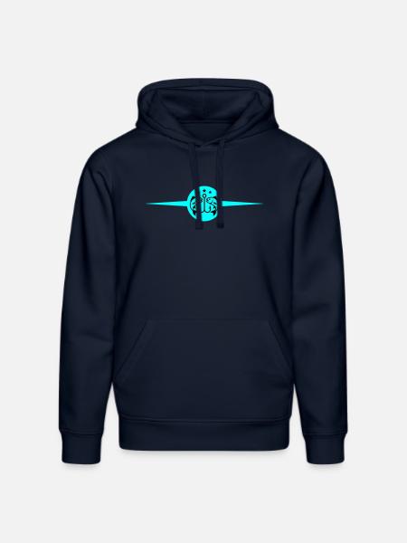 Fishing Fishing Hooks Fish - Stanley/Stella DRUMMER Unisex Organic Hoodie - french navy