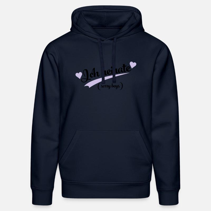 lustiger spruch - Stanley/Stella Unisex Bio-Hoodie DRUMMER  - French Navy