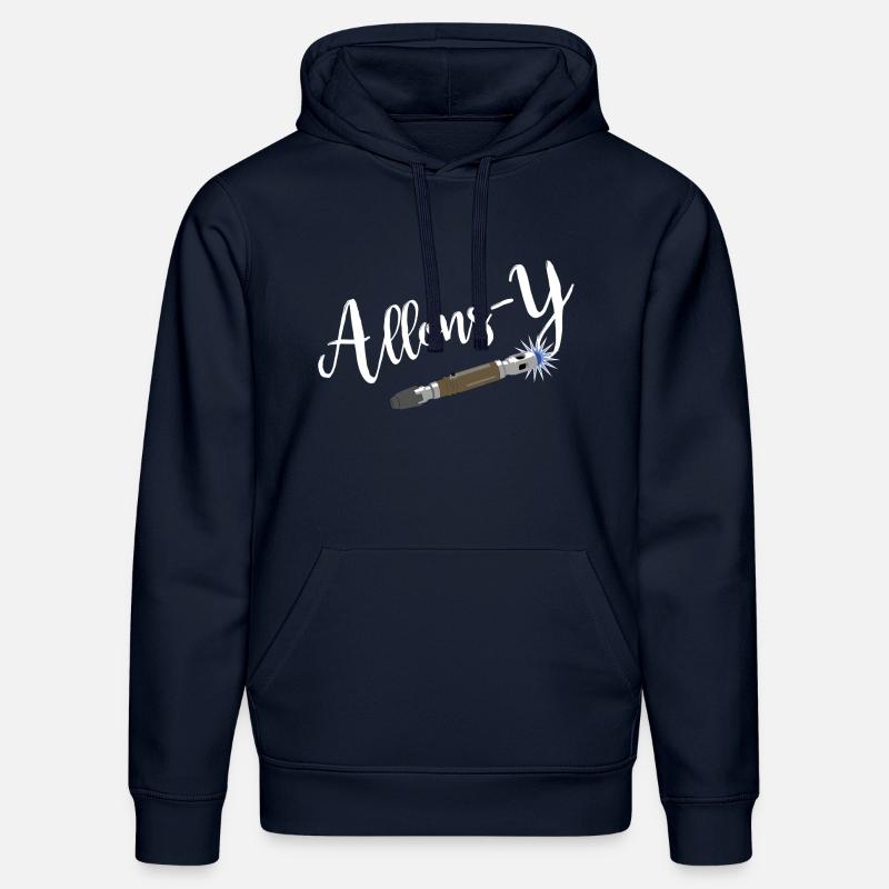 Allonsy - Sweat à capuche bio DRUMMER Stanley/Stella Unisexe - bleu marine