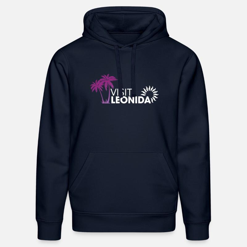 Visit Leonida VI - Sweat à capuche bio DRUMMER Stanley/Stella Unisexe - bleu marine