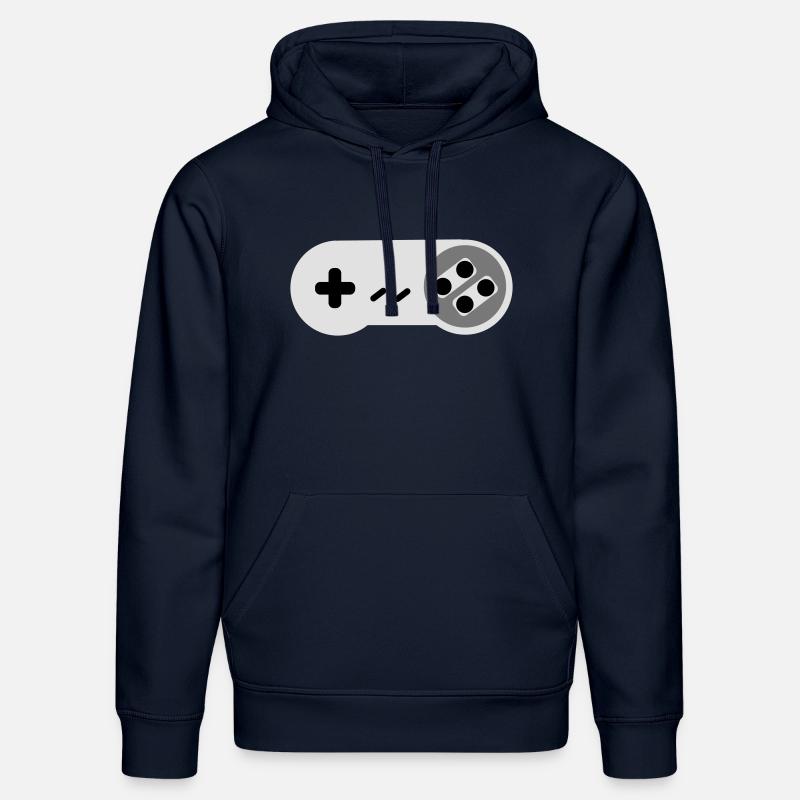 Super NES Controller - Sweat à capuche bio DRUMMER Stanley/Stella Unisexe - bleu marine