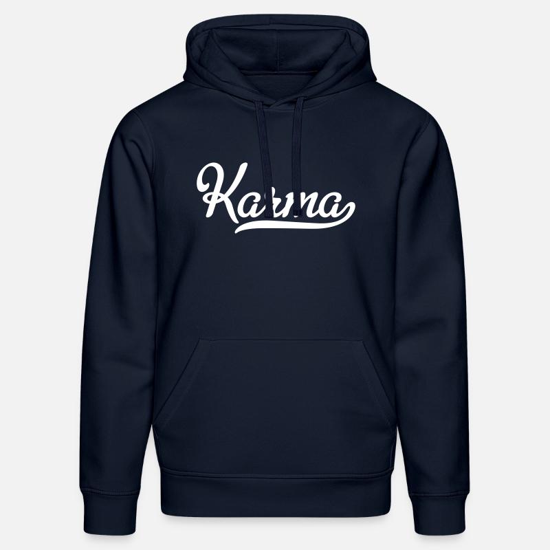 karma - Sweat à capuche bio DRUMMER Stanley/Stella Unisexe - bleu marine