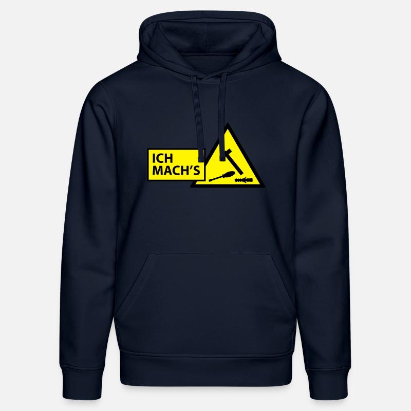 (ichmachs_handwerker) - Stanley/Stella Unisex Bio-Hoodie DRUMMER  - French Navy