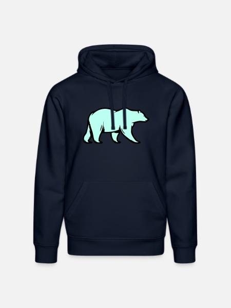 Eisbär - Stanley/Stella Unisex Bio-Hoodie DRUMMER  - French Navy