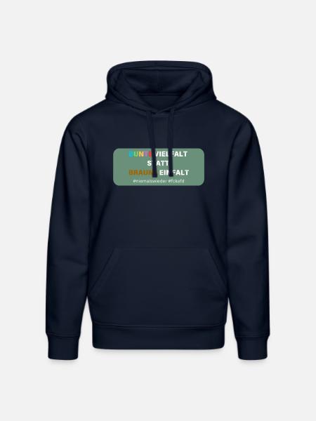 Bunte Vielfalt - Stanley/Stella Unisex Bio-Hoodie DRUMMER  - French Navy