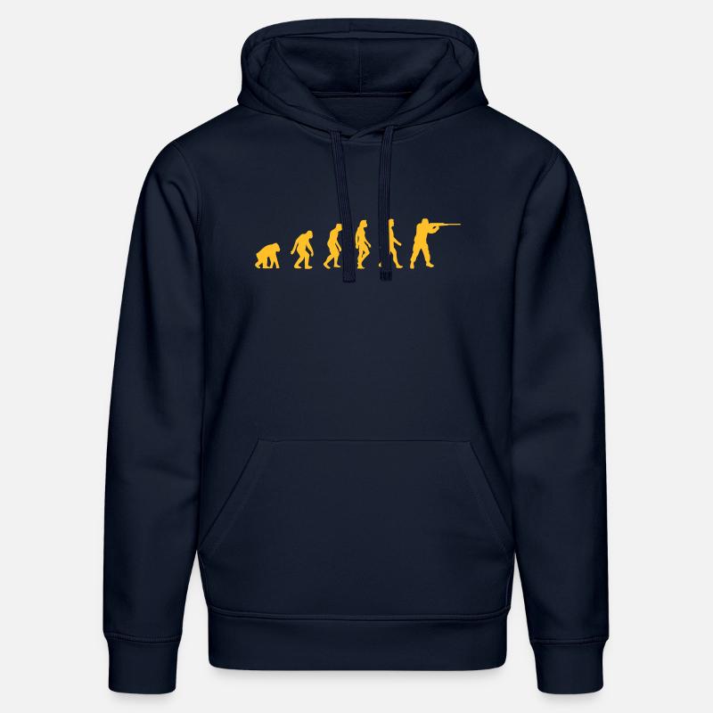 Die Evolution der Jäger - Stanley/Stella Unisex Bio-Hoodie DRUMMER  - French Navy