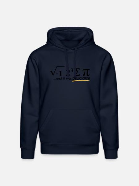 (i_ate_some_pie) - Stanley/Stella DRUMMER Unisex Organic Hoodie - french navy
