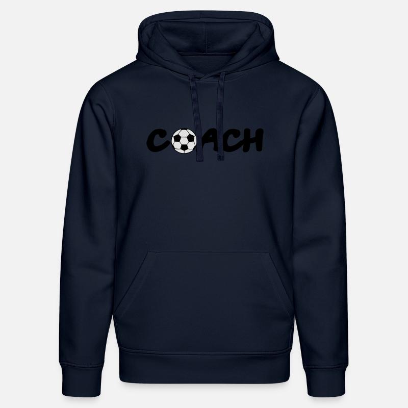 coach - Sweat à capuche bio DRUMMER Stanley/Stella Unisexe - bleu marine
