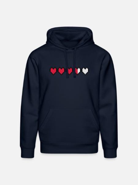 Life pixels - Stanley/Stella DRUMMER Unisex Organic Hoodie - french navy