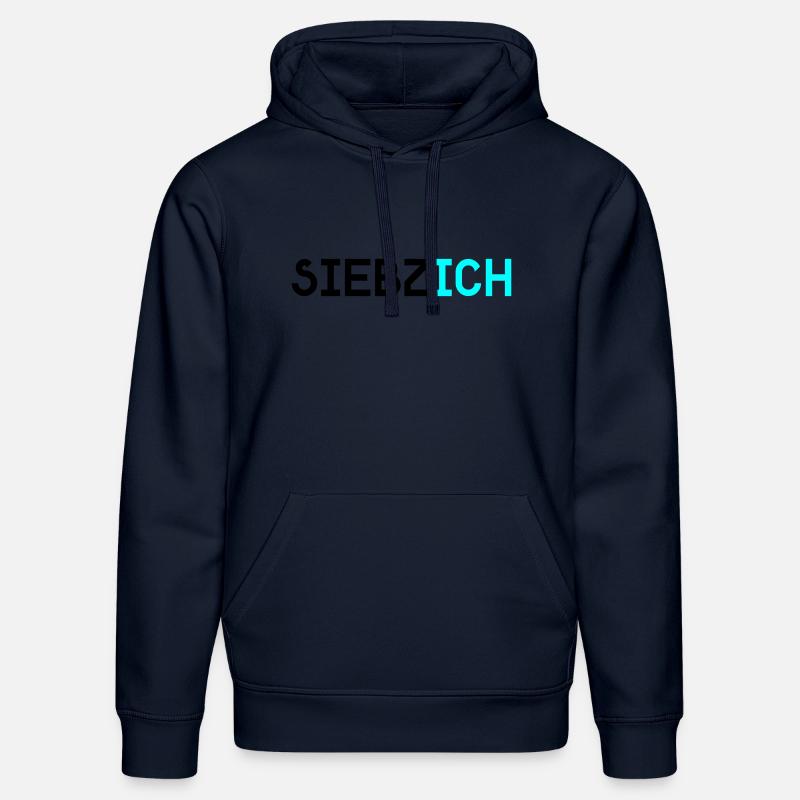 siebzich - Sweat à capuche bio DRUMMER Stanley/Stella Unisexe - bleu marine