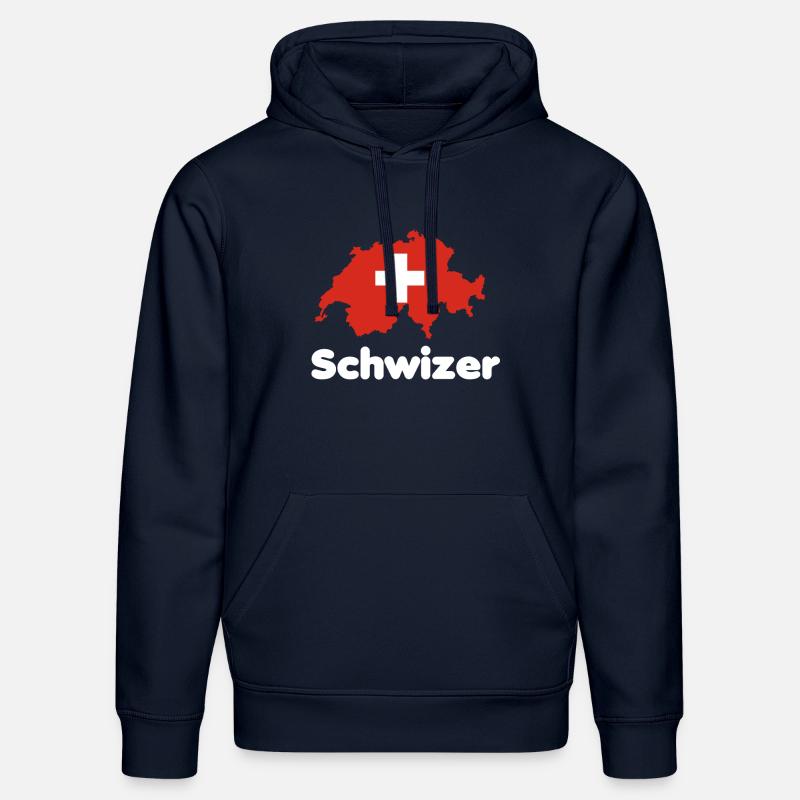 Schwizer - Schweizer Motiv - Stanley/Stella Unisex Bio-Hoodie DRUMMER  - French Navy