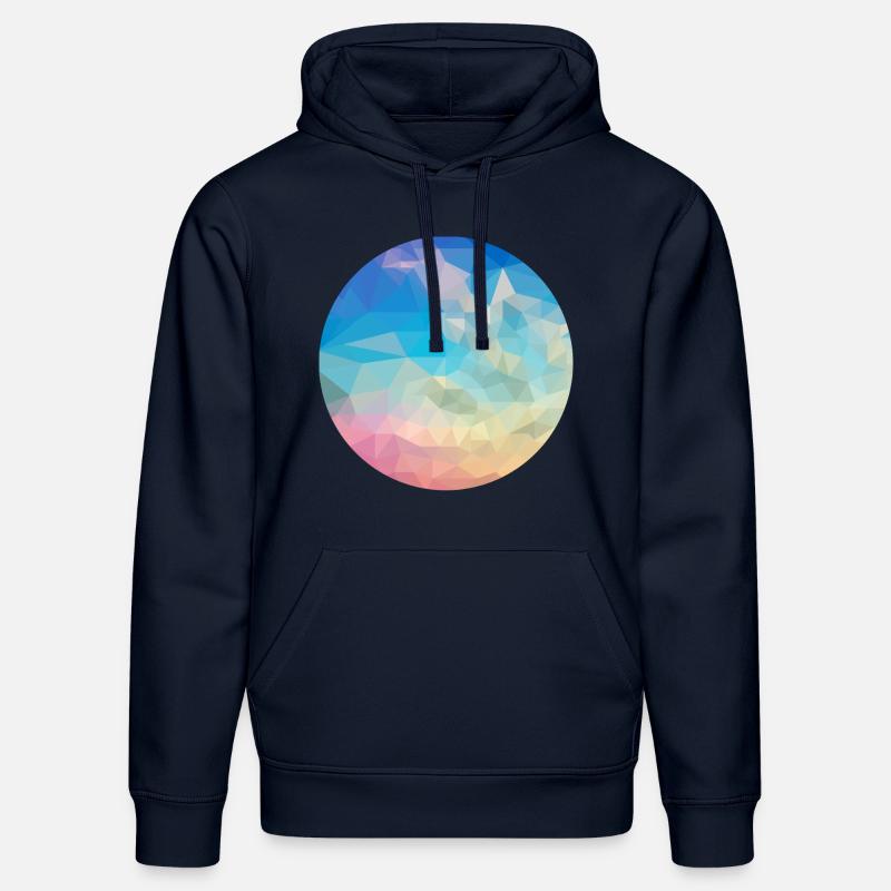 Abstract - Sweat à capuche bio DRUMMER Stanley/Stella Unisexe - bleu marine