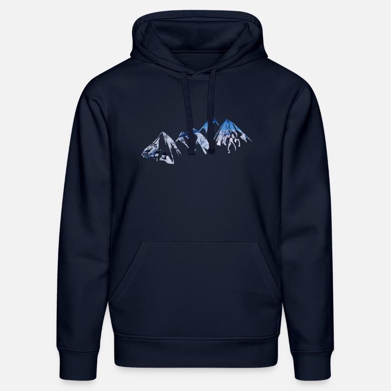 snowscape - Sweat à capuche bio DRUMMER Stanley/Stella Unisexe - bleu marine