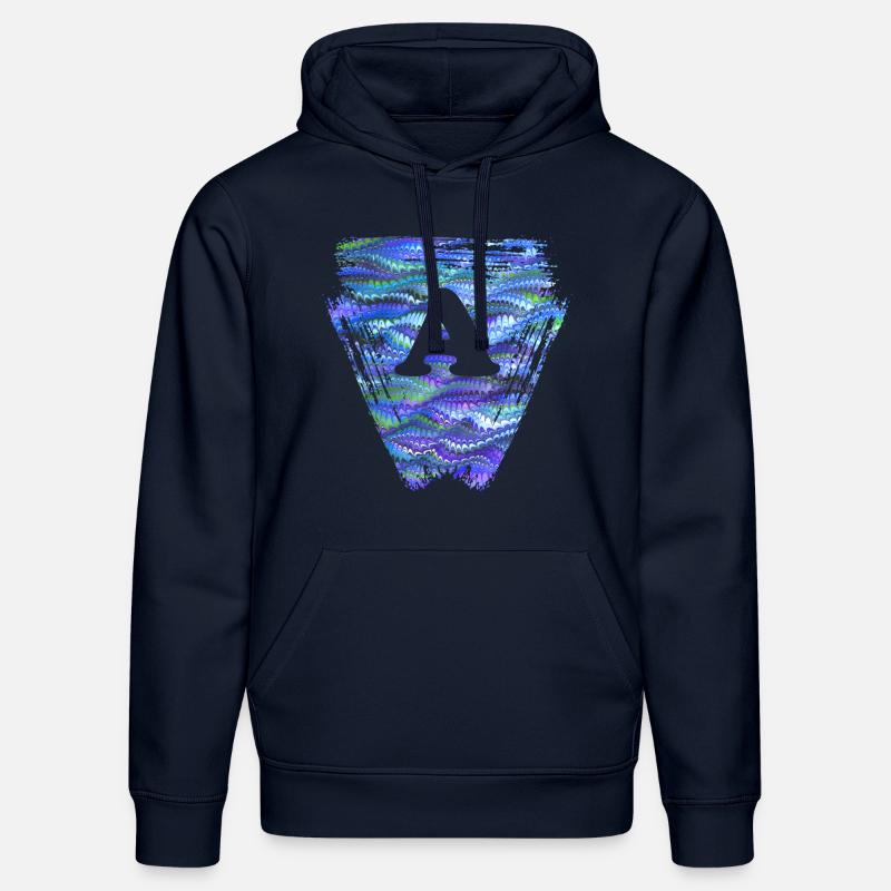 Triangle E 103 A - Sweat à capuche bio DRUMMER Stanley/Stella Unisexe - bleu marine