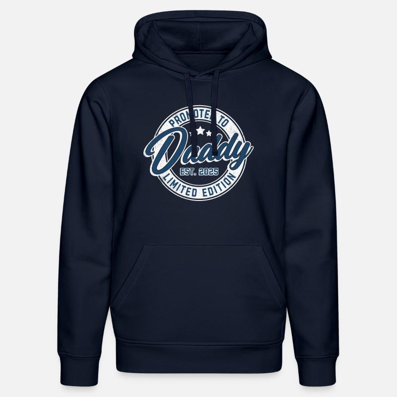 Promotion à papa 2025 - Sweat à capuche bio DRUMMER Stanley/Stella Unisexe - bleu marine