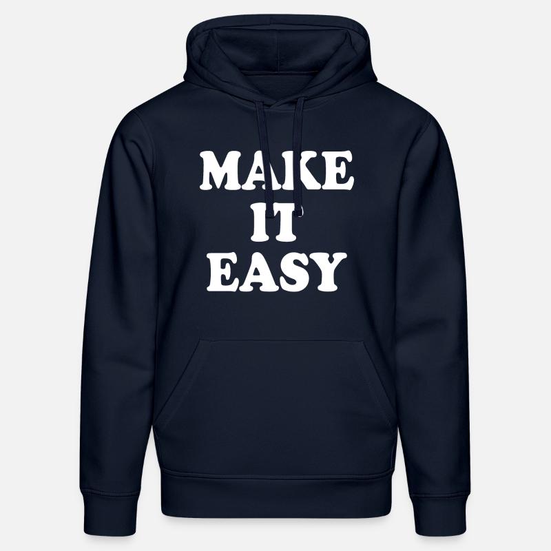 Make it easy - Sweat à capuche bio DRUMMER Stanley/Stella Unisexe - bleu marine