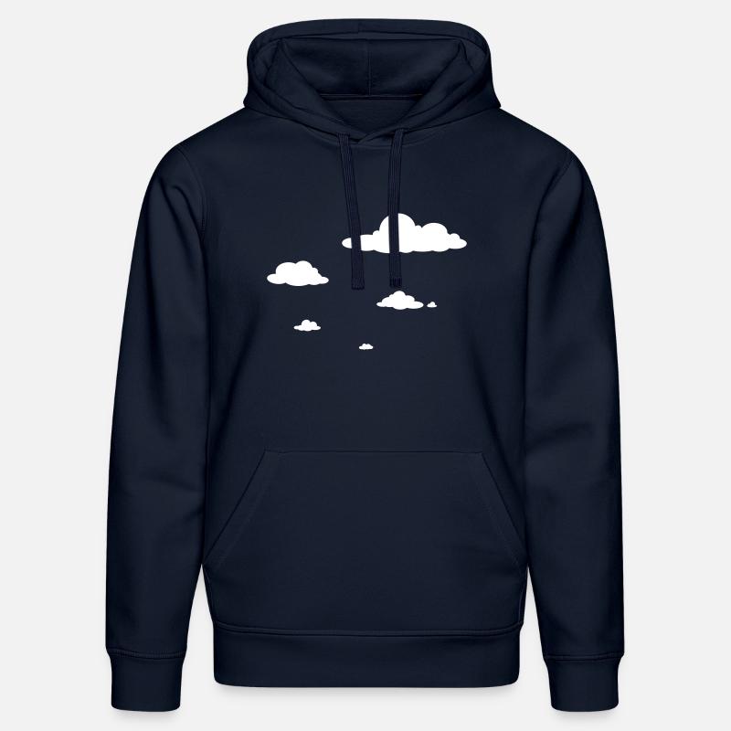 nuages - Sweat à capuche bio DRUMMER Stanley/Stella Unisexe - bleu marine