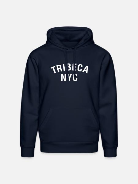 Tribeca, New York - Sweat à capuche bio DRUMMER Stanley/Stella Unisexe - bleu marine