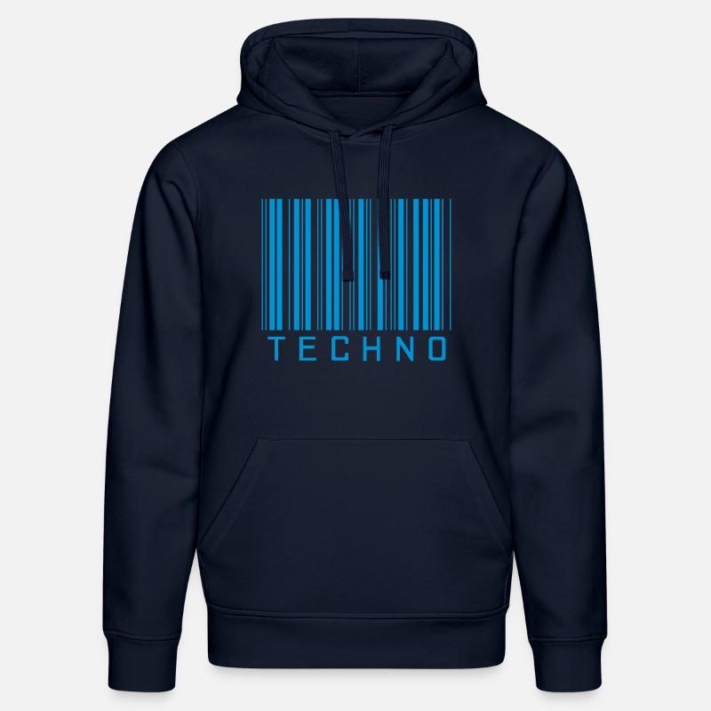 Techno Barcode - Stanley/Stella Unisex Bio-Hoodie DRUMMER  - French Navy