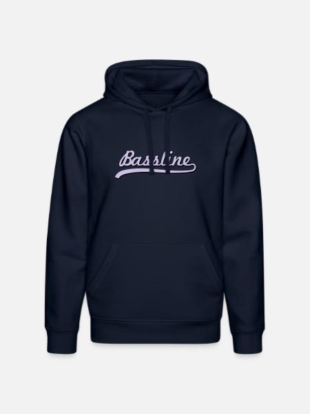 Bassline / Dubstep / Techno / Bass - Stanley/Stella DRUMMER Unisex Organic Hoodie - french navy