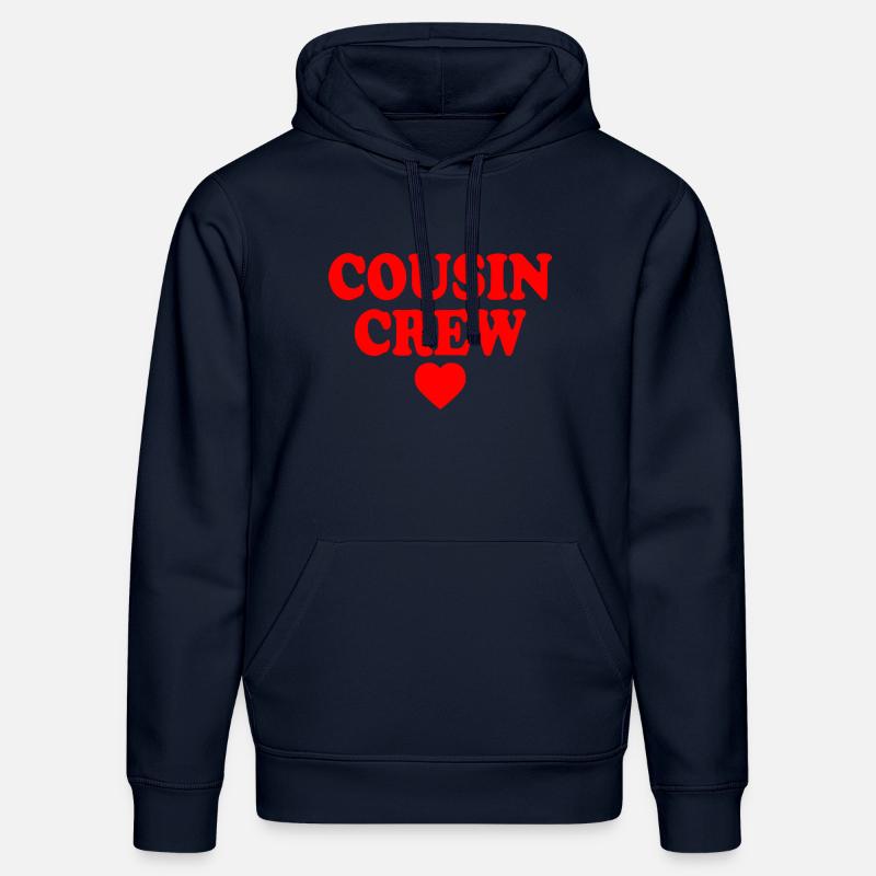 Cousin crew - Sweat à capuche bio DRUMMER Stanley/Stella Unisexe - bleu marine
