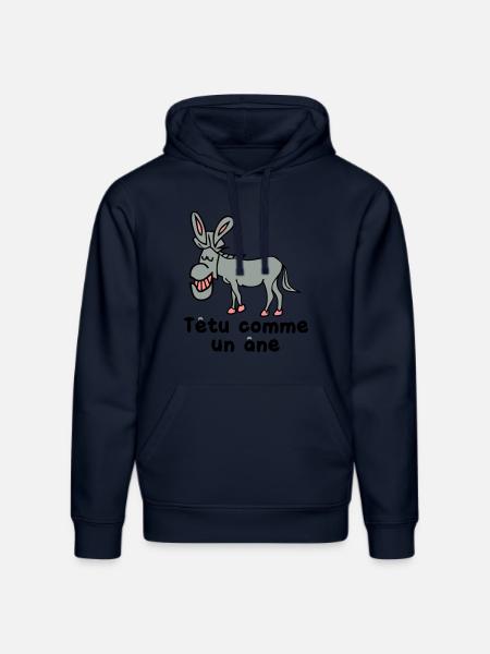 ornery - Stanley/Stella DRUMMER Unisex Organic Hoodie - french navy