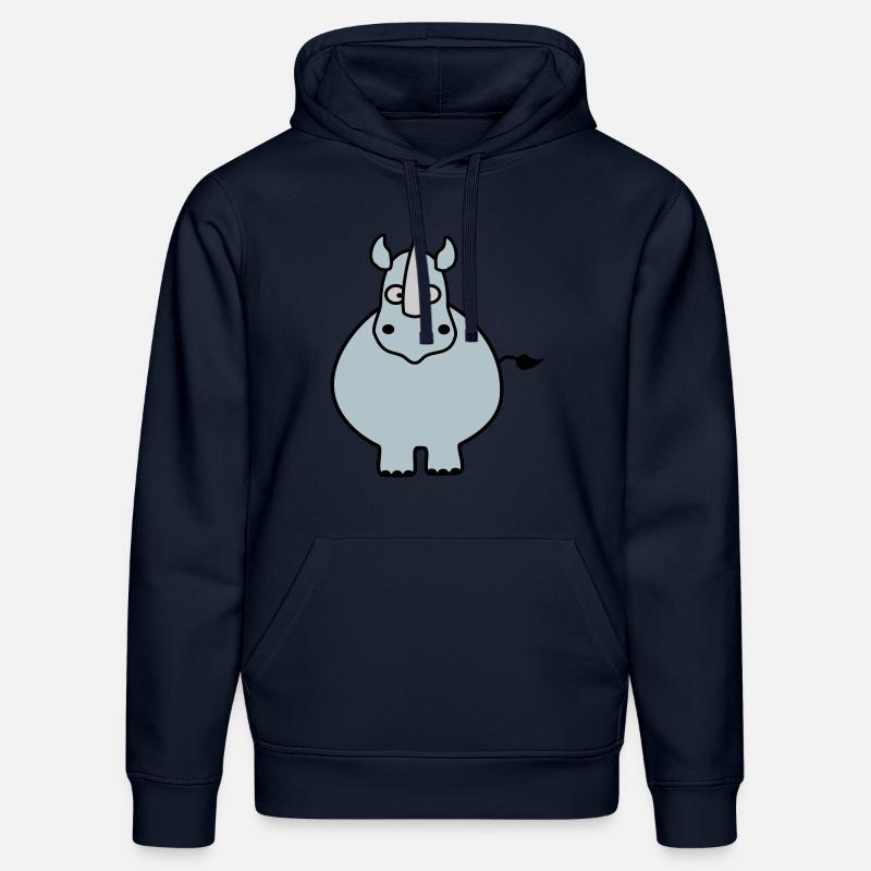 Rhino - Sweat à capuche bio DRUMMER Stanley/Stella Unisexe - bleu marine