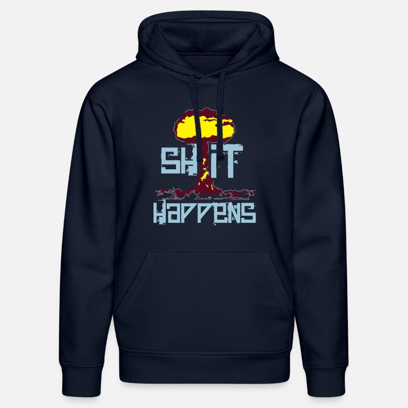 Scheiße passiert - Stanley/Stella Unisex Bio-Hoodie DRUMMER  - French Navy