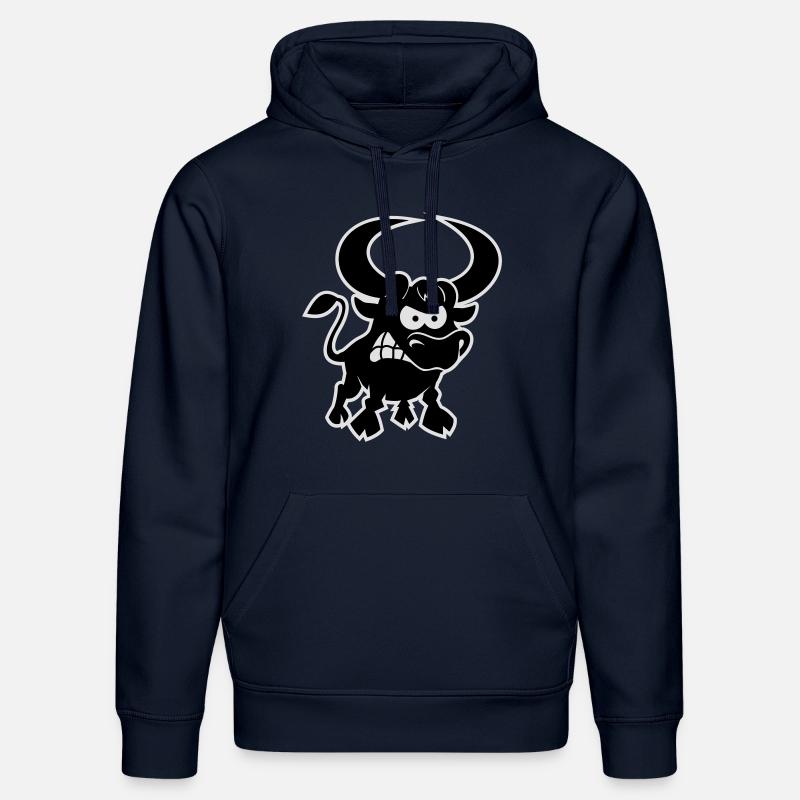 vl087c_stier_2c - Sweat à capuche bio DRUMMER Stanley/Stella Unisexe - bleu marine