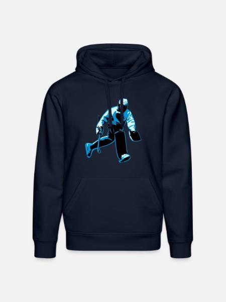 Feldhockey-Torwart - Stanley/Stella Unisex Bio-Hoodie DRUMMER - French Navy