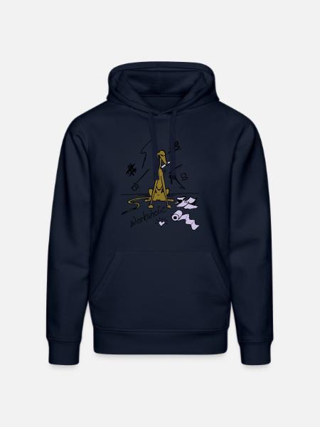 workaholic - Stanley/Stella Unisex Bio-Hoodie DRUMMER - French Navy