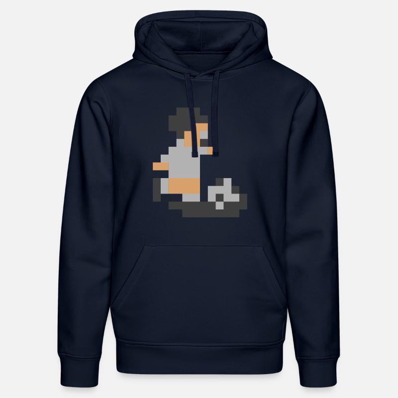 Sensi pixels Homme - Sweat à capuche bio DRUMMER Stanley/Stella Unisexe - bleu marine
