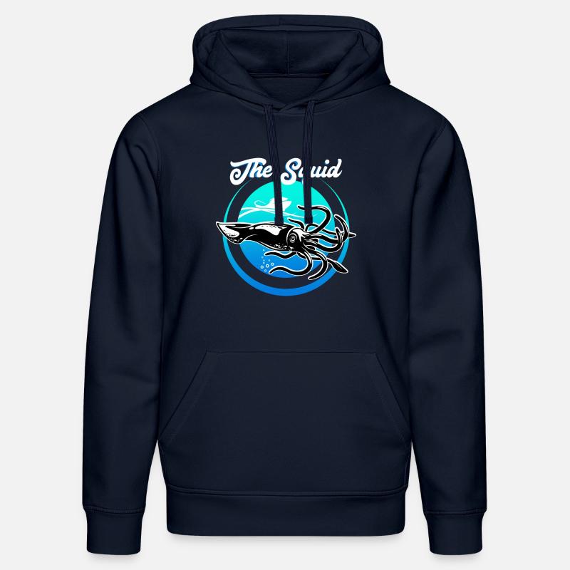 Calamar - Sweat à capuche bio DRUMMER Stanley/Stella Unisexe - bleu marine