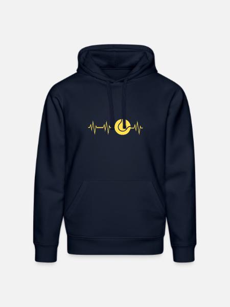Tennis pulse - Stanley/Stella DRUMMER Unisex Organic Hoodie - french navy