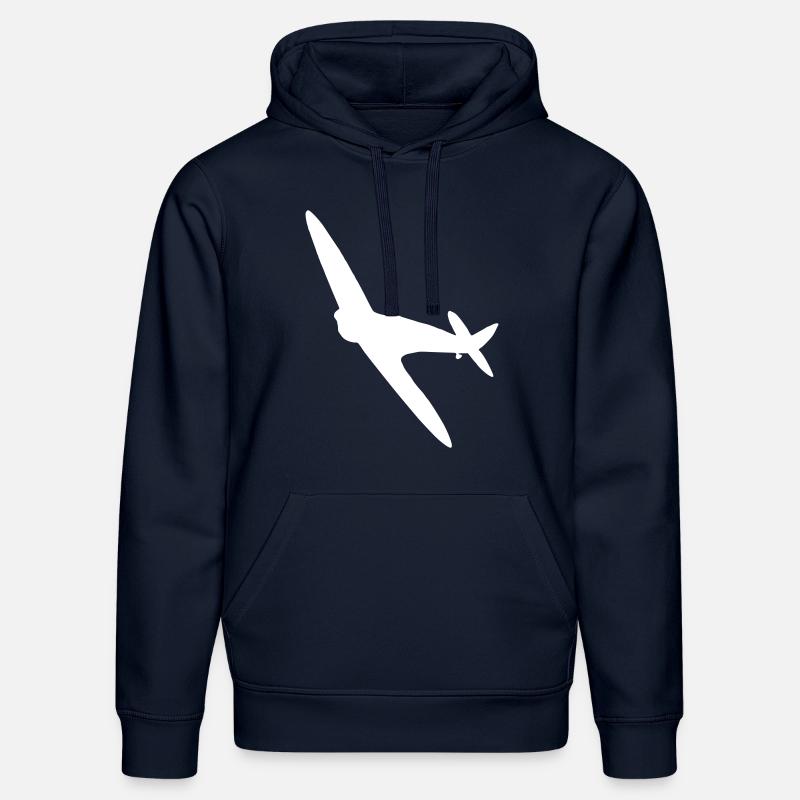 Spitfire-Silhouette - Stanley/Stella Unisex Bio-Hoodie DRUMMER  - French Navy